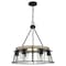 Quoizel Brockton Chandelier 6 Lights Grey Ash BRT5025GK - alternate 6
